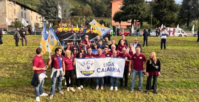 Da Vibo a Pontida per tifare Salvini, Vannacci e autonomia differenziata: la trasferta dei leghisti vibonesi