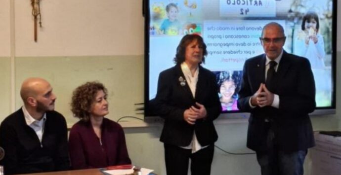 Jonadi, il Kiwanis di Vibo incontra i ragazzi della scuola. Eletto il direttivo del Builders club