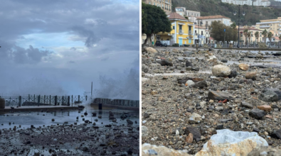 Maltempo, Marina di Pizzo devastata dalla mareggiata: il lungomare come una zona di guerra – VIDEO e FOTO