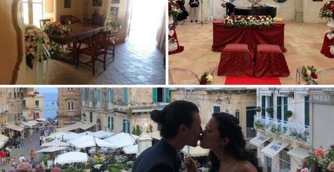 Tropea punta (anche) sul turismo matrimoniale: accordo tra Comune e un’associazione per le nozze civili nei luoghi più suggestivi della città