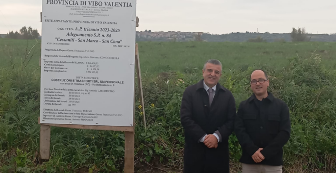 Strade provinciali, continua il tour del presidente L’Andolina: a Cessaniti focus sui collegamenti con le frazioni
