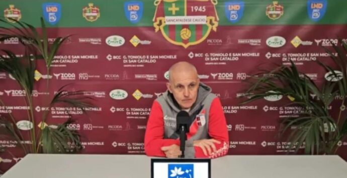 La Vibonese centra la quarta vittoria consecutiva. Facciolo: «Nel secondo tempo ho dovuto frenare la Sancataldese schierando 5 difensori»