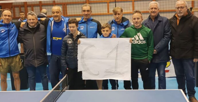 Tennistavolo Vibo, l’Atlantide batte Spezzano e conquista (con tre giornate d’anticipo) la C1