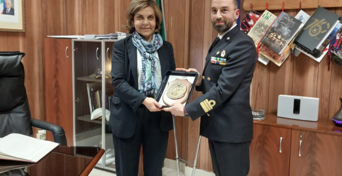 Il prefetto Anna Aurora Colosimo in visita istituzionale alla Capitaneria di porto di Vibo Valentia