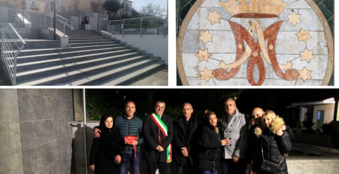 Zambrone, a Daffinà inaugurata dopo 40 anni la nuova scalinata della chiesa di San Nicodemo