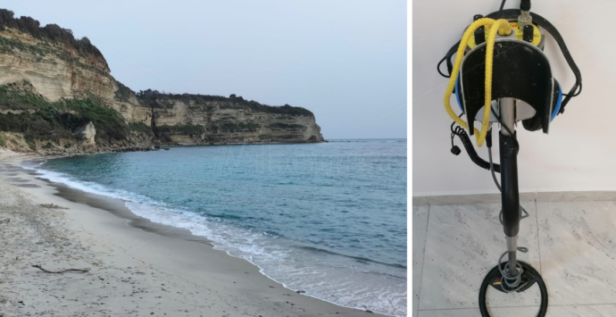 Ricadi, ricerca di beni archeologici con metal detector subacquei a Formicoli: due persone denunciate
