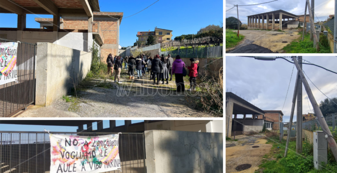 I genitori degli alunni della Presterà documentano il degrado del plesso di Longobardi: «Qui mai i nostri figli»