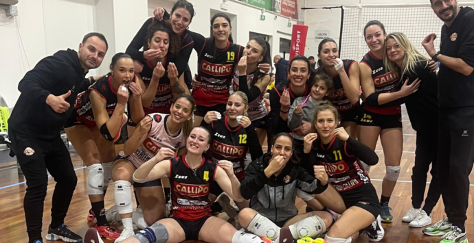 Volley, le ragazze della Tonno Callipo vincono sul campo dell’Orlandina e mantengono il primo posto in classifica