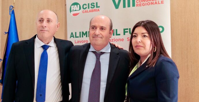A Vibo il congresso Fai Cisl Calabria: Francesco Fortunato confermato segretario generale