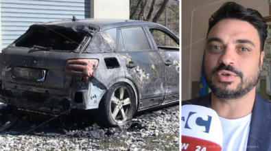 In fiamme l’auto del sindaco di Serra, Barillari: «Volevano intimidirmi? La nostra azione va avanti con ancora più forza» – VIDEO