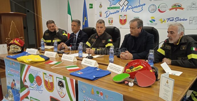 Vibo Valentia si prepara a ospitare il Campionato italiano di tennistavolo dei Vigili del Fuoco – VIDEO