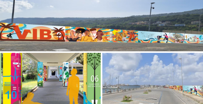 I murales progettati dagli studenti dell’Industriale di Vibo raccontano il futuro e vincono il contest di Baker Hughes