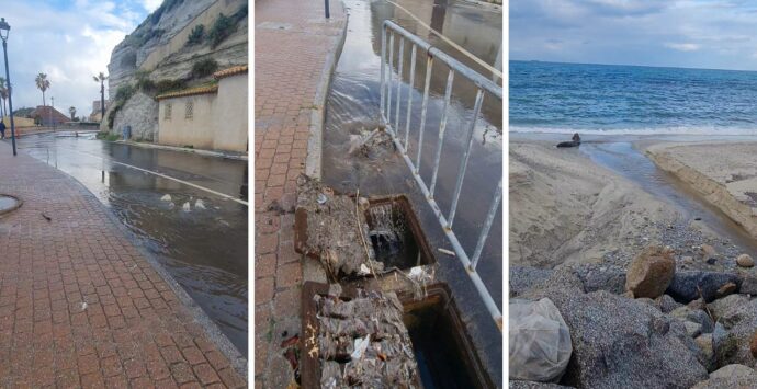 Tropea, Piserà lancia l’allarme: «Presunti sversamenti fognari sfociano sulla spiaggia, s’intervenga»