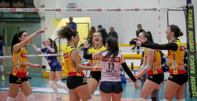 Cuore e carattere, la Tonno Callipo vince sul Catania e allunga ancora in vetta