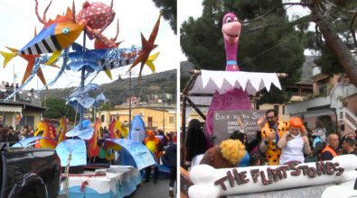 Successo per il Carnevalmare, tra colori e ironia i carri di Vibo Marina portano in scena tradizioni marinare e attualità – VIDEO