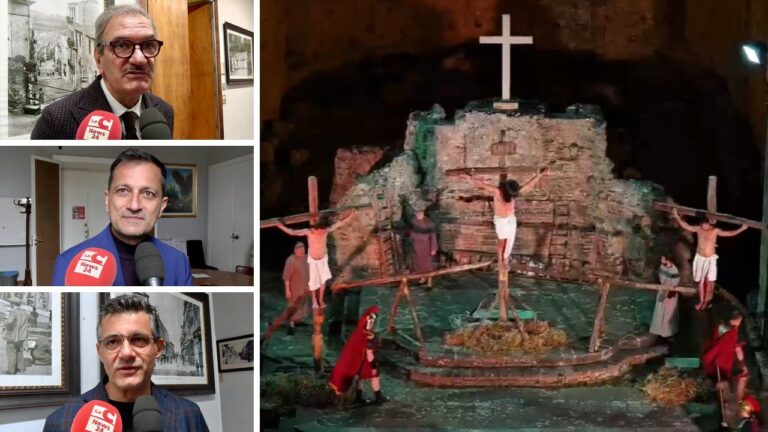 Presentata l’Opera Sacra 2025, domani la rappresentazione con 85 attori e comparse lungo le strade di Vibo. Il sindaco: «Momento identitario per la città» – VIDEO