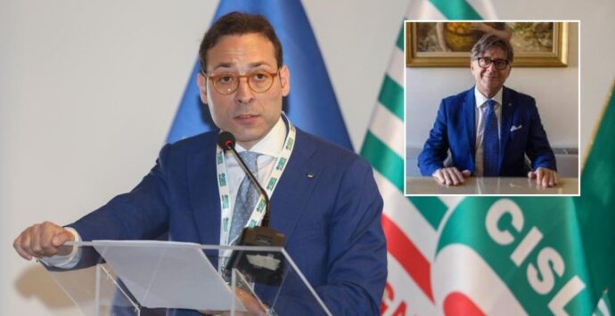 Daniele Gualtieri riconfermato segretario generale di Cisl Magna Grecia, Falbo (Camera di commercio): «Ruolo di guida autorevole»