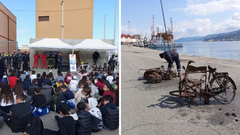 Quando il mare diventa una discarica, a Vibo Marina riportati in superficie rifiuti di ogni sorta