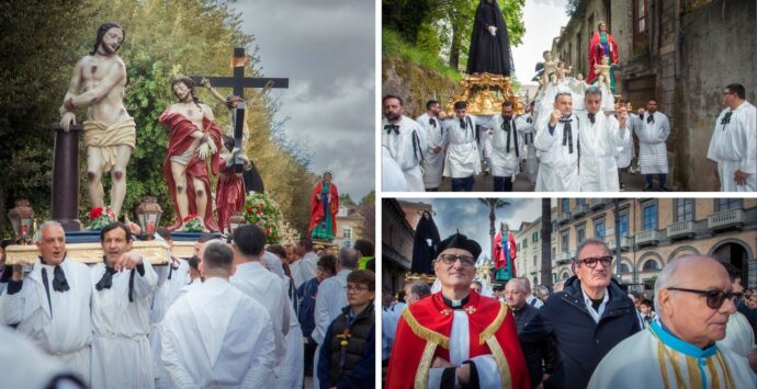 Vibo, le Vare emozionano la città in vista dell’Affruntata. A Pizzo e Serra commozione per ”l’angeleji” e la ”schiovazione” – FOTO
