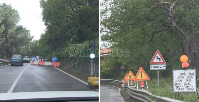 Riaperta la Statale 18: senso unico alternato in prossimità della frana messa in sicurezza – VIDEO