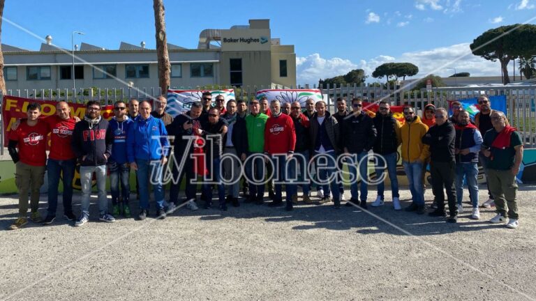 Sciopero nazionale dei metalmeccanici: presidio alla Baker Huges di Porto Salvo per Fim-Cisl Calabria e Cisl Magna Grecia