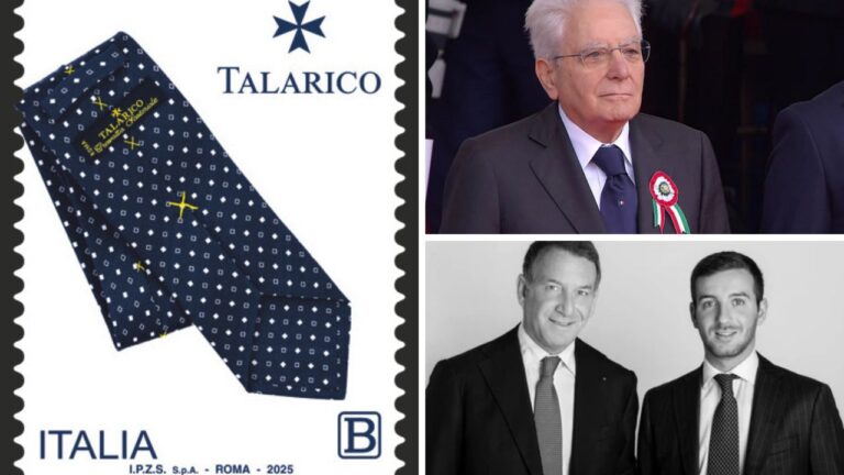 Eccellenze del made in Italy, un francobollo celebra l’azienda vibonese Talarico cravatte