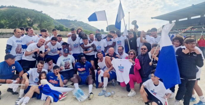 Prima Categoria, l’Asd Pizzo batte 3-0 il Real Montepaone e approda nel campionato di Promozione dopo circa settant’anni