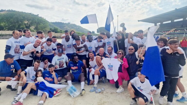 Prima Categoria, l’Asd Pizzo batte 3-0 il Real Montepaone e approda nel campionato di Promozione dopo circa settant’anni