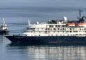 Al porto di Vibo Marina la nave da crociera Hebridean Sky, a bordo turisti inglesi e americani