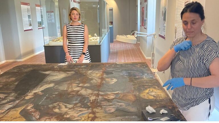 Soriano, terminato il restauro dell’antica tela raffigurante la Madonna del Rosario: il 24 maggio la presentazione