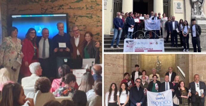 Salva la tua lingua locale: premiati a Vibo le Pro Loco calabresi e gli studenti della De Amicis vincitori del concorso a Roma