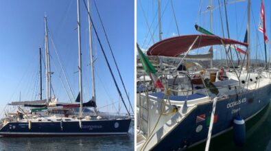 La nave a vela Mare Nostrum Dike da Napoli a Vibo Marina: confiscata agli scafisti ora protagonista di eventi formativi per studenti