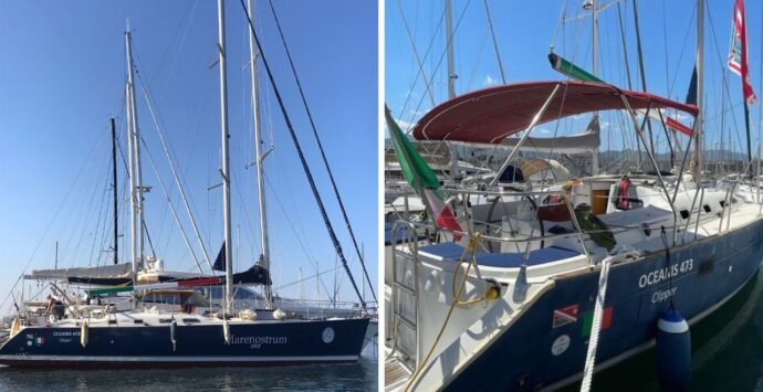 La nave a vela Mare Nostrum Dike da Napoli a Vibo Marina: confiscata agli scafisti ora protagonista di eventi formativi per studenti