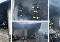 Incendio in un’autofficina a Joppolo, completamente distrutti alcuni mezzi all’interno