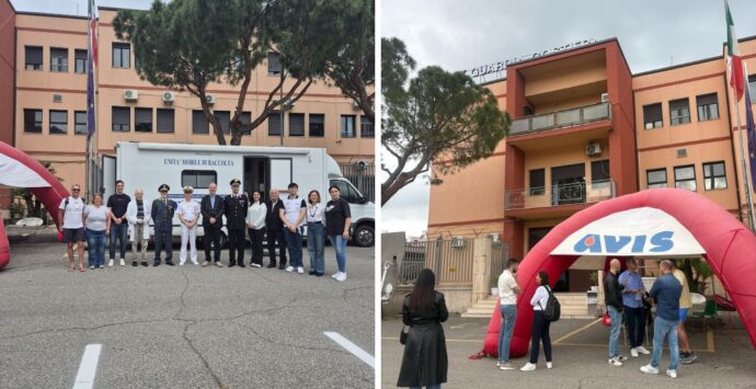 Donazione di sangue a Vibo Marina: le Forze dell’ordine unite per la vita con l’Avis di Pizzo