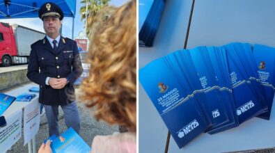 Giornata dei bambini scomparsi, la campagna della Polizia: un presidio nell’area di servizio Pizzo Est dell’A2 per sensibilizzare e prevenire