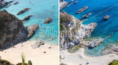 Il mare si mangia il paradiso: ecco come sta scomparendo la spiaggia di Capo Vaticano “Praia i Focu” tra le 50 più belle d’Europa