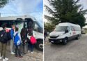 Lo scuolabus come una festa: dopo 5 mesi di disagi riparte il servizio per gli studenti della frazione Piani di Acquaro -VIDEO