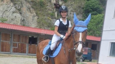 La tredicenne vibonese Jasmine Cammarata campionessa regionale di equitazione