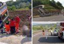 Ambulanza si ribalta sull’A2 tra Vazzano e Sant’Onofrio: tre feriti e traffico rallentato