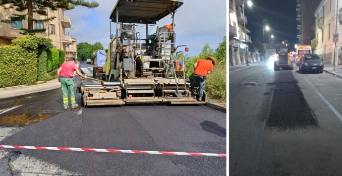 Vibo, in corso lavori di manutenzione stradale in diversi quartieri. Il Comune attiva il Pronto intervento h24