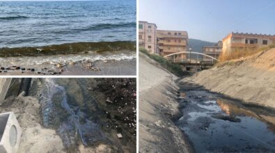 Mare di Vibo, lo stupro continua: dai torrenti Sant’Anna e Antonucci ancora liquami. E l’opposizione incalza: «Inaccettabile» – VIDEO