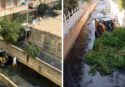 Vibo Marina, ruspe e autospurgo al lavoro per ripulire il fosso Antonucci da erbacce e accumuli di liquami fognari – VIDEO