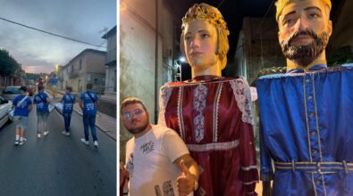 A Sant’Onofrio i Giganti ballano sulle gambe di chi protegge l’identità culturale: 5 giovani impegnati a mantenere viva la tradizione