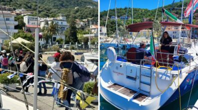 Vibo Marina, Dike fa tappa al porto: oltre 50 studenti visitano la motovela della legalità confiscata agli scafisti