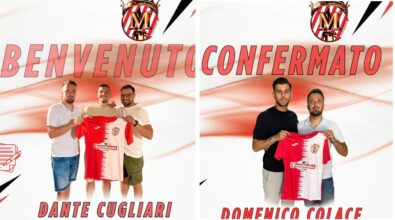 Dilettanti, l’Asd Mileto anima il mercato vibonese: preso il portiere Cugliari e rinnovo per il capitano Domenico Colace