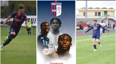 Serie D, altro tris di colpi per la Vibonese: arrivano Bonotto, il francese Selemby e Oliverio