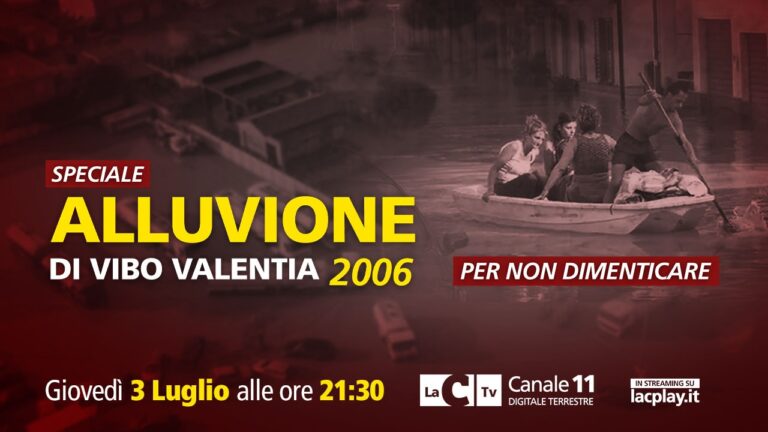 “3 luglio 2006… Per non dimenticare”: questa sera alle 21.30 il docufilm che LaC Tv realizzò all’indomani della disastrosa alluvione