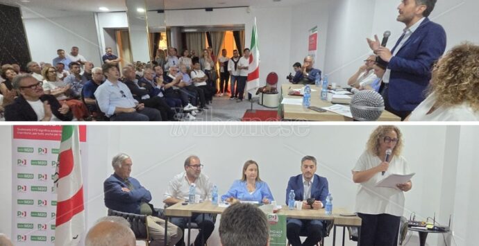 Il sindaco Romeo all’assemblea del Pd vibonese che ha eletto Esposito: «Portiamo il “modello Vibo” a livello regionale e nazionale» – VIDEO