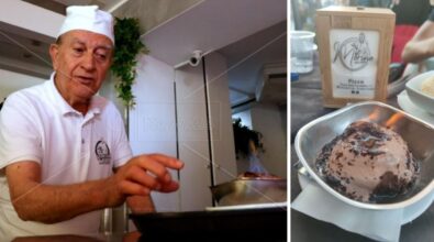 Pizzo premia il maestro gelatiere più longevo: Morino Riga, 86 anni, l’inventore del celebre “Vulcanetto”